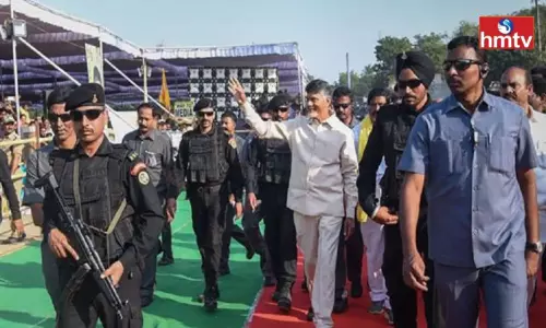 More Commandos Added To Chandrababus Security More Commandos Added To Chandrababus Security