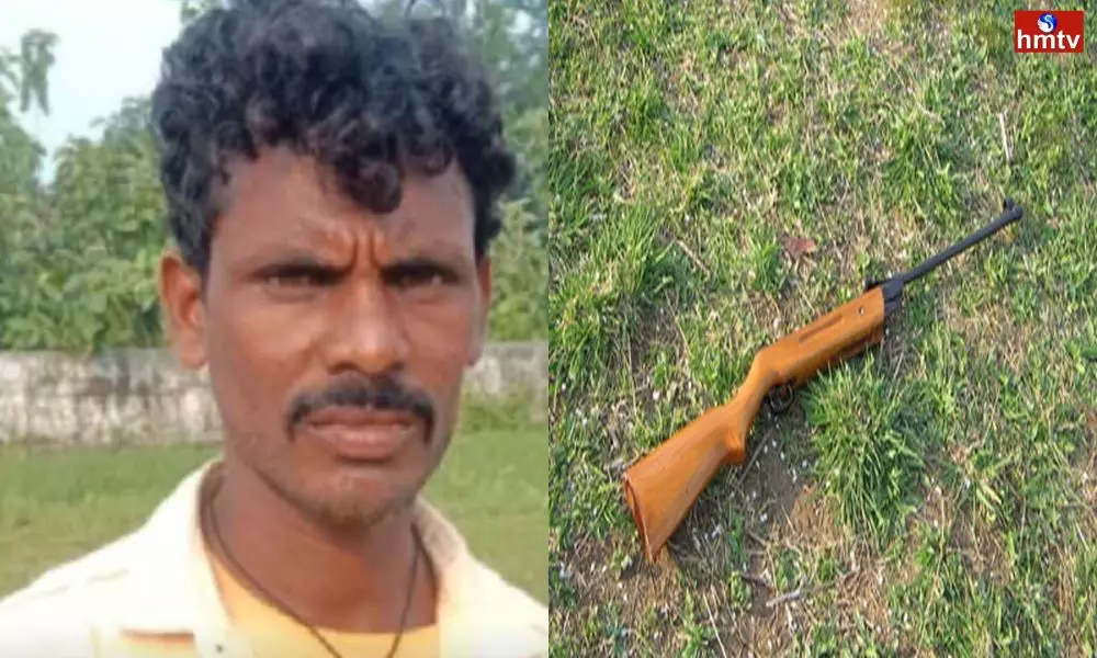Air Gun in Chennuru Kalluru Mandal In Khammam District