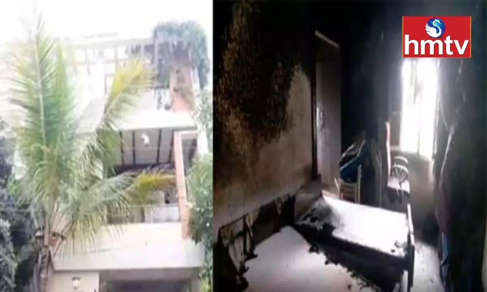 Thiefs Crest Ruckus in Hyderabad and set Fire on House