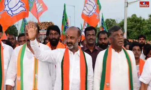 300 km in 21 Days Bandi Sanjay Padayatra