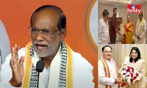 BJP Leader Laxman chit chat with Media