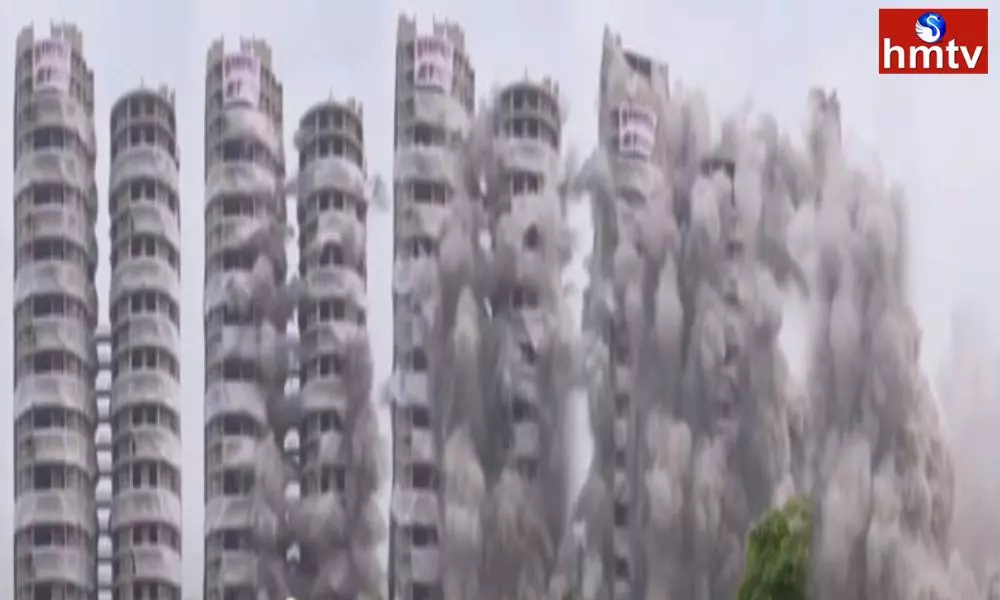 Noida Supertech Twin Towers Demolished