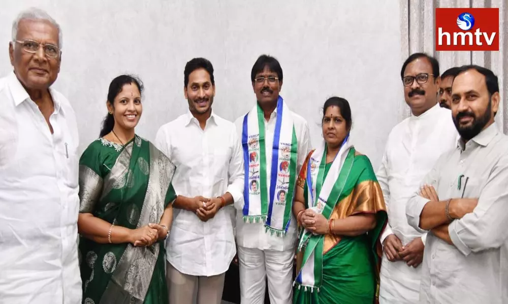 Ganji Chiranjeevi joined YCP in the Presence of CM Jagan