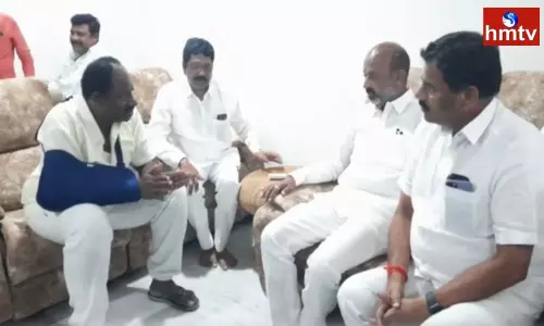 Bandi Sanjay Visited Sama Ranga Reddy Bandi Sanjay Visited Sama Ranga Reddy