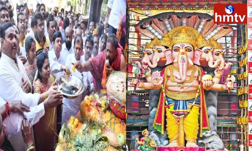 Governor Tamilisai Visited Maha Ganapati of Khairatabad