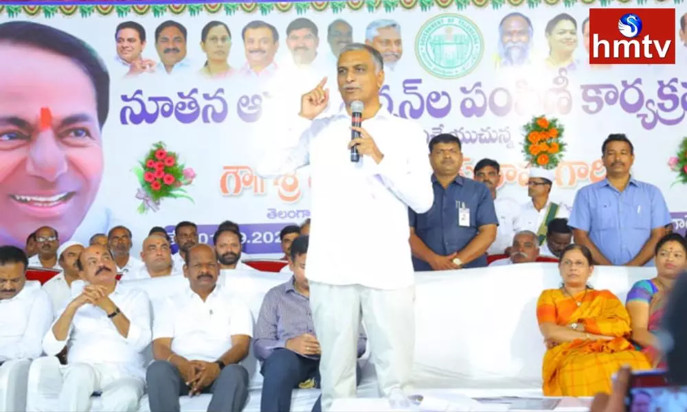 Minister Harish Rao Distributed New Support Pensions in Sangareddy