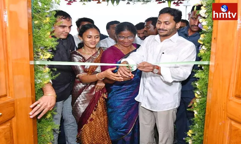 CM Jagan Opens Velpula Sachivalayam In Kadapa District