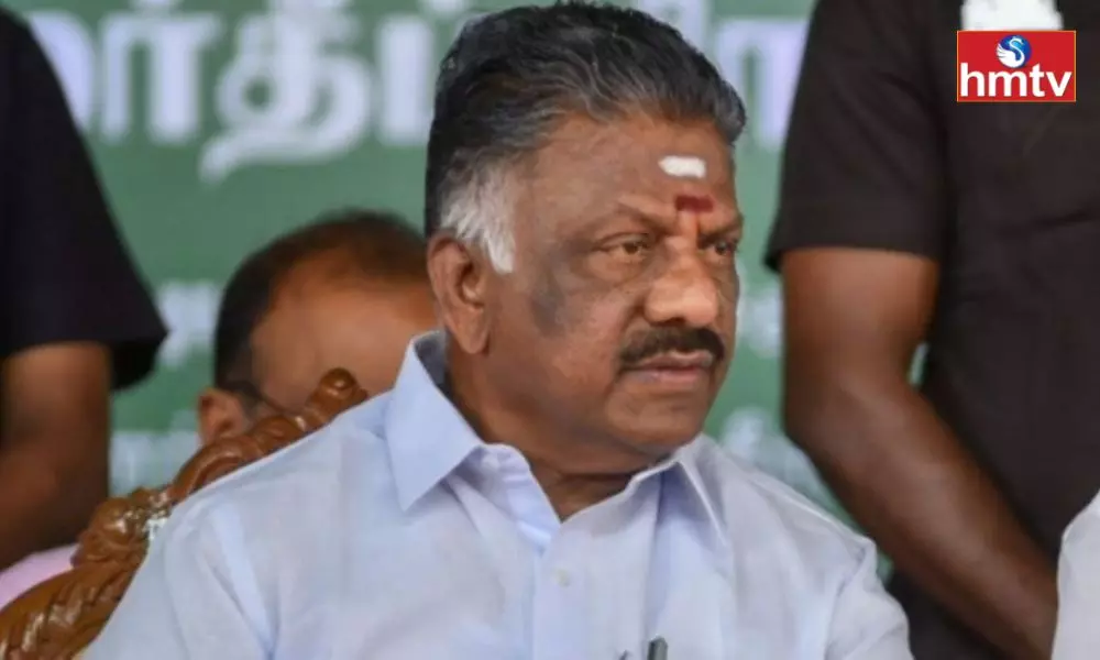 Madras High Court Sets Aside Earlier Order in Favour of Panneerselvam