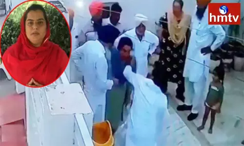 Punjab AAP MLA Slaps Her Wife Punjab AAP MLA Slaps Her Wife