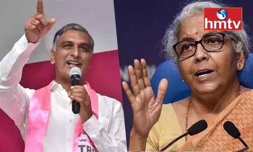 Harish Rao Open Challenge To Nirmala Sitharaman