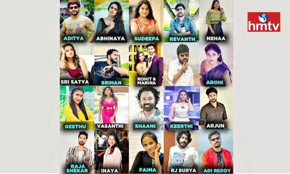 Bigg Boss Season 6 Telugu Contestants Final List