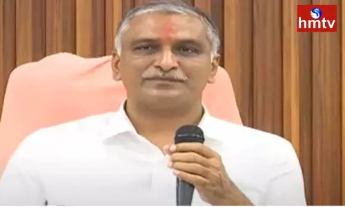 Minister Harish Rao Strong Counter to FM Nirmala Sitharaman over Ration