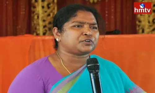 MLA Seethakka About Early Elections MLA Seethakka About Early Elections