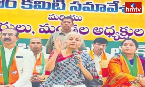 Nirmala Sitharaman Fire On Telangana Government