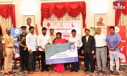 Megastar Chiranjeevi About Story Behind Blood Bank