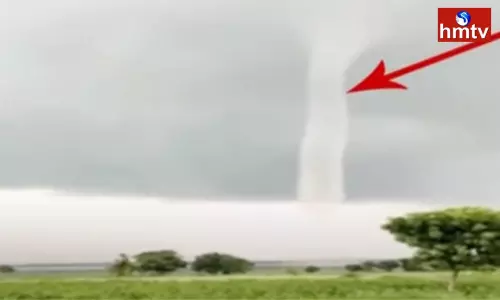 Tornado in Manjeera River