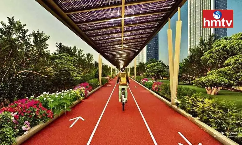 Cycle Track With Solar Roof KTR to Lay Foundation Today