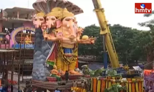Khairatabad Ganesh Shobha Yatra Started