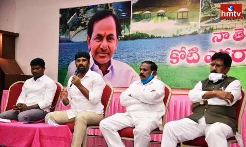 TRS MLAs Pressmeet In Telangana Bhavan