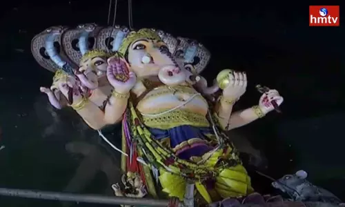 Khairatabad Ganesh Nimajjanam | Hyderabad News