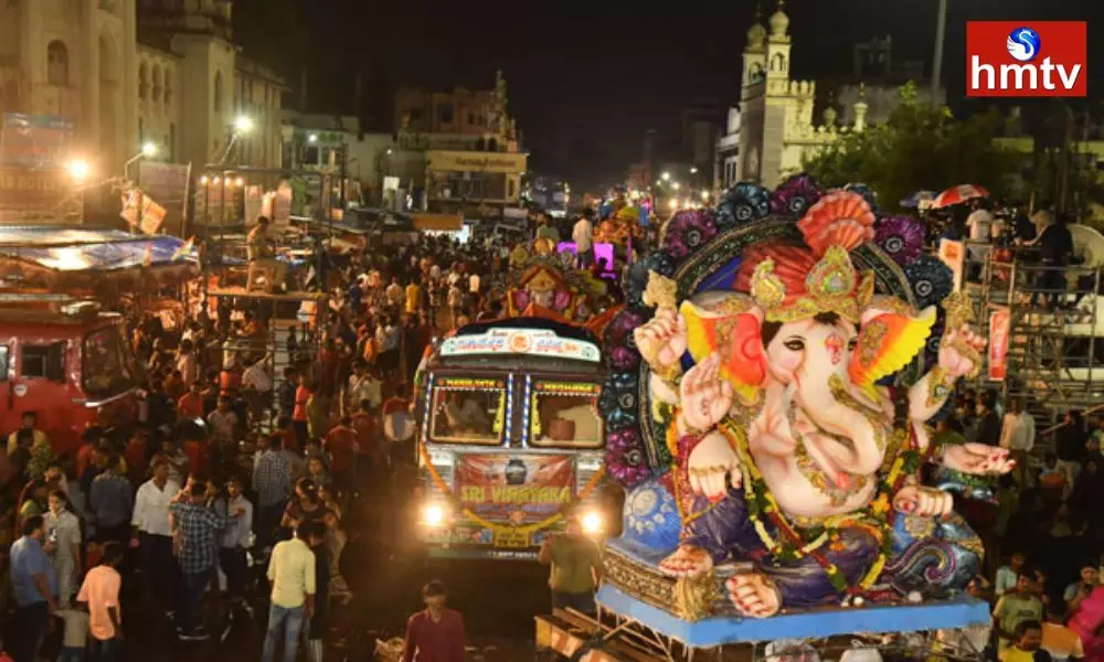 Peaceful immersion of Ganesh Across the State