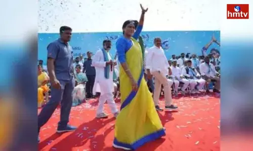 2000 km Completed YS Sharmila Padayatra 2000 km Completed YS Sharmila Padayatra