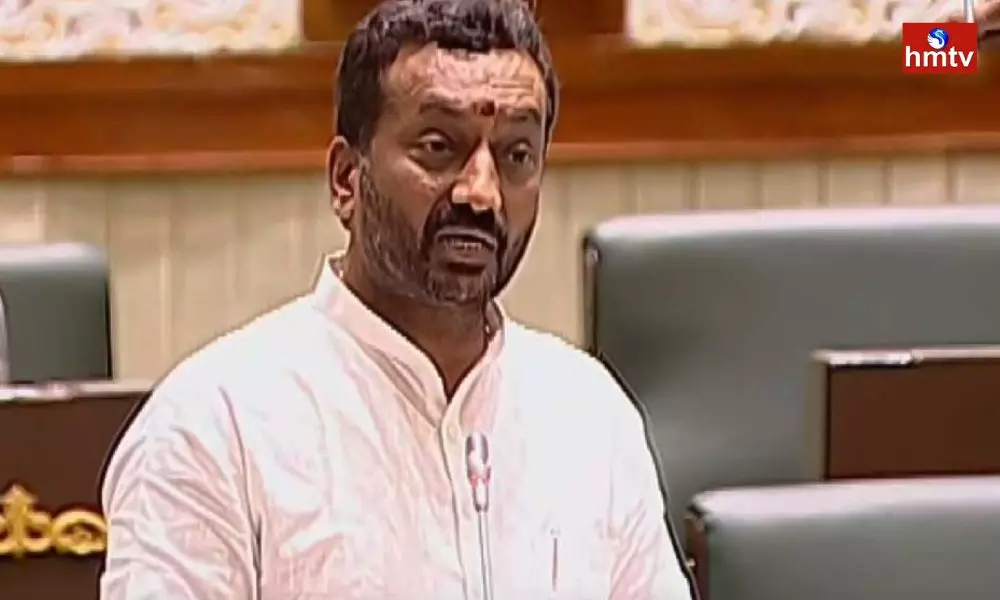 BJP MLA Raghunandan Rao Speech on TS Assembly | Telugu News
