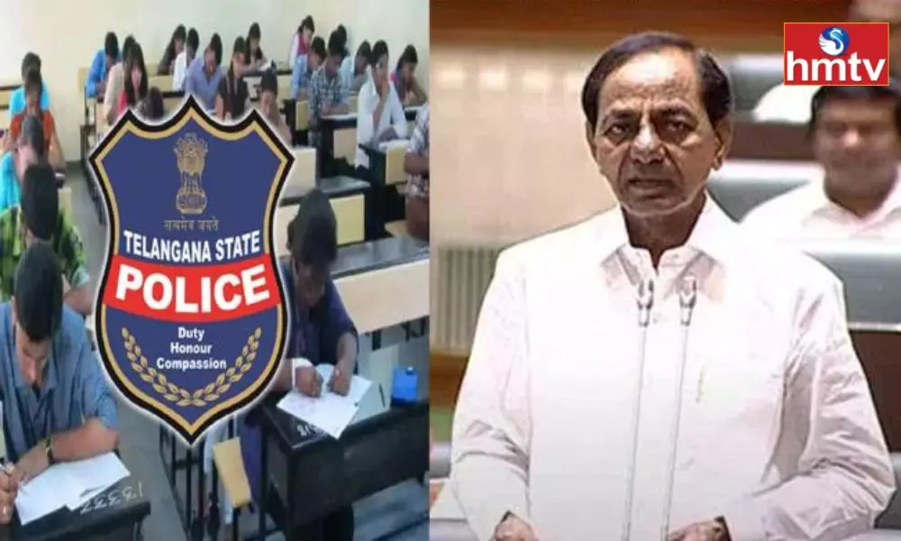 CM KCR Response on SI and Constable Cut Off Marks