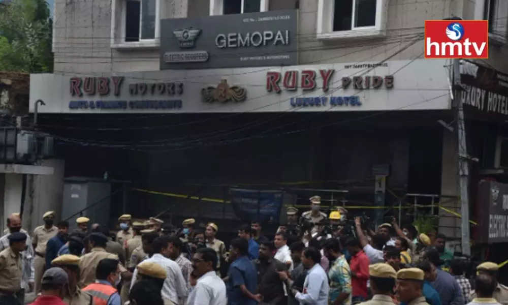 Eight killed in fire mishap in Secunderabad Ruby hotel