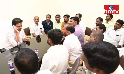 Minister KTR Talks with VRAs | TS News