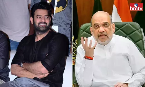 Amit Shah To Meet Prabhas In Hyderabad Amit Shah To Meet Prabhas In Hyderabad