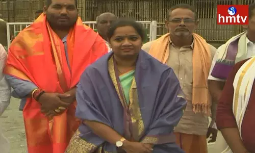 MP Anuradha Visited Tirumala | AP News MP Anuradha Visited Tirumala | AP News