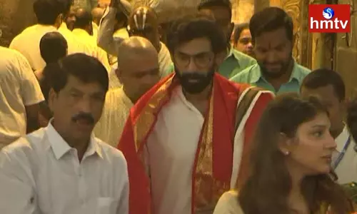 Rana Daggubati And His Family Visits Tirumala Tirupati Temple