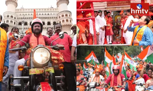 Union Minister Kishan Reddy Visits Bhagyalakshmi Temple