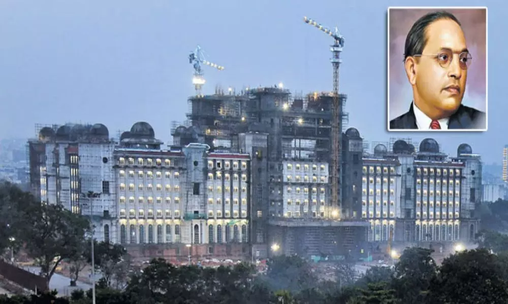 Telangana new Secretariat Named after Ambedkar