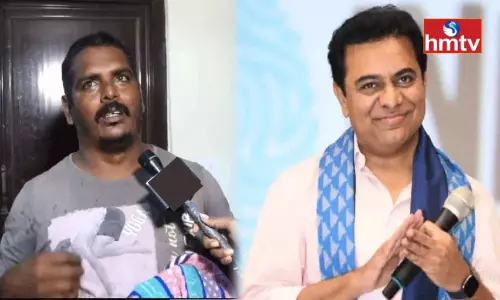 Minister KTR Will Visit Tank Bund Shiva Home Soon