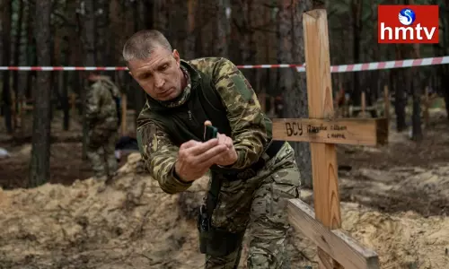 Mass burial sites found in liberated Izyum