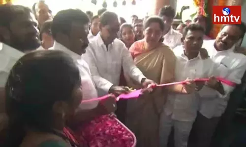 CM KCR Inaugurates Banjara Bhavan
