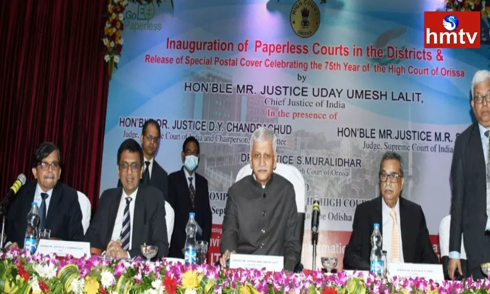 CJI UU Lalit Inaugurates Paperless Courts in Odisha