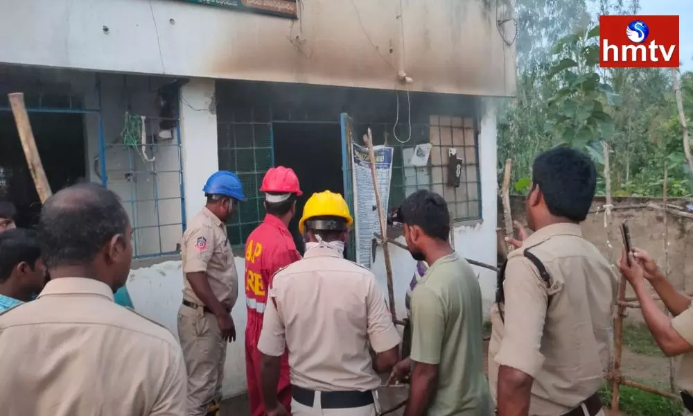 Fire Accident in Yelamanchili of Anakapalle District
