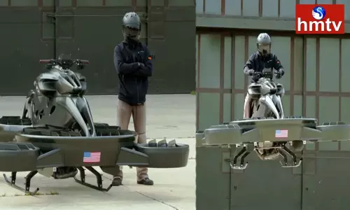 Worlds first flying bike makes its debut in US auto show