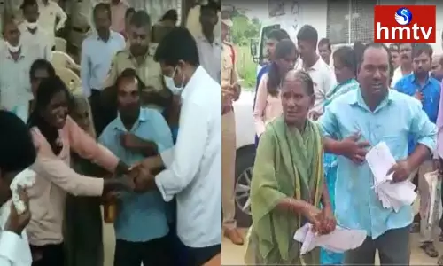 Suicide Attempt in Suryapet Collector Office | TS News