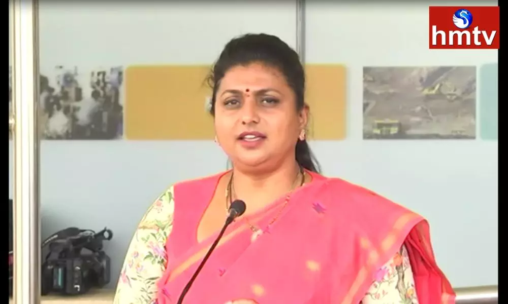 Minister Roja Comments On TDP Chief Chandrababu | Telugu News