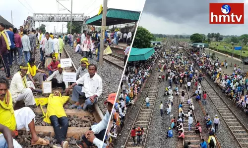 Kurmi Tribal Community Continue Their Rail Roko Protest Today Kurmi Tribal Community Continue Their Rail Roko Protest Today