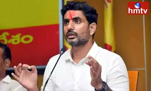 Nara Lokesh said Jagan should tell what YS did to Health University | AP News Nara Lokesh said Jagan should tell what YS did to Health University | AP News