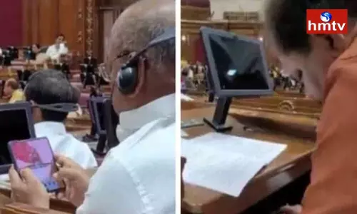 UP Assembly: బీజేపీ ఎమ్మెల్యేల తీరు.. ఆన్‭లైన్‭లో పేకాడుతూ ఒకరు.. హౌజ్‭లోనే తంబాకు తింటూ మరొకరు..