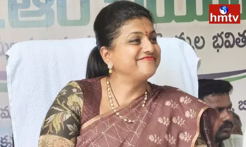 Minister Roja Sensational Comments on Chandrababu