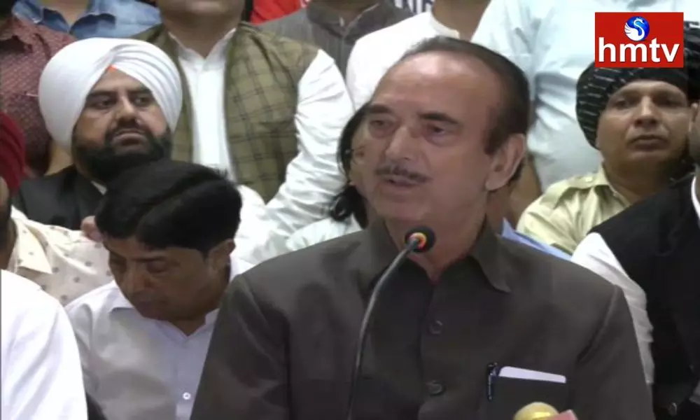 Ghulam Nabi Azad Preparations For a New Political Party