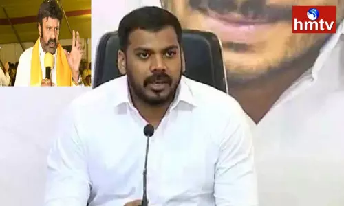 YCP MLA Anil Kumar Yadav Fire on MLA Balakrishna