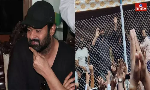 After 12 years of Prabhas Coming to Mogalthur Fans Came in Huge  Numbers